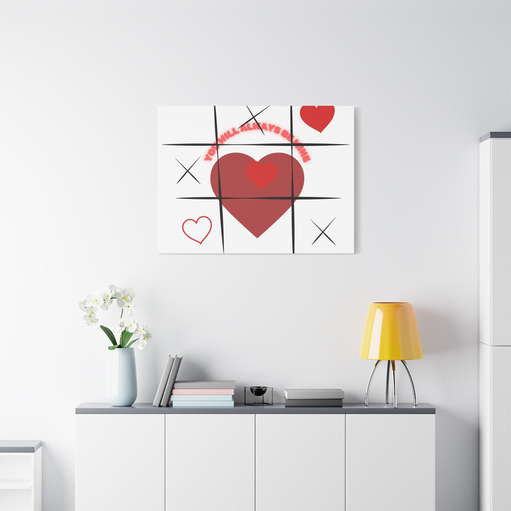 "You Will Always Be Mine" Matte Canvas Print – Sweet Love Wall Art