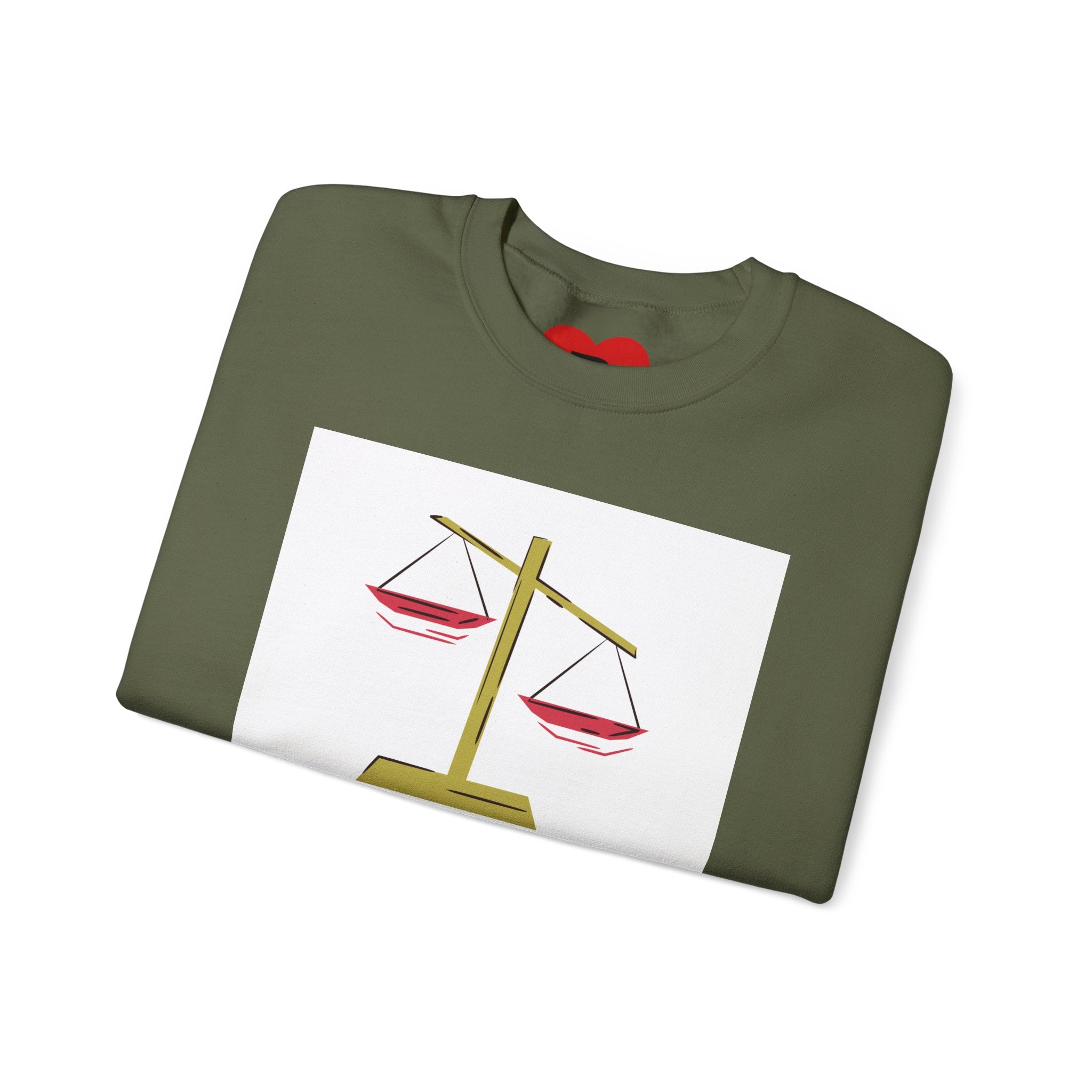 "Law & No Order" Graphic Sweatshirt – Bold Streetwear Statement, Rebellious Casual Wear, Edgy Unisex Crewneck