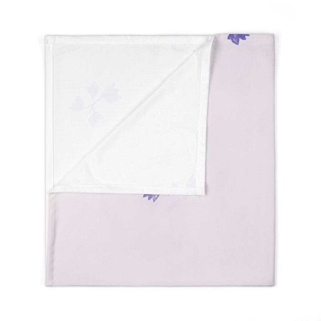 "Love & Lilies" Baby Swaddle Blanket – Cozy & Charming for Little Ones