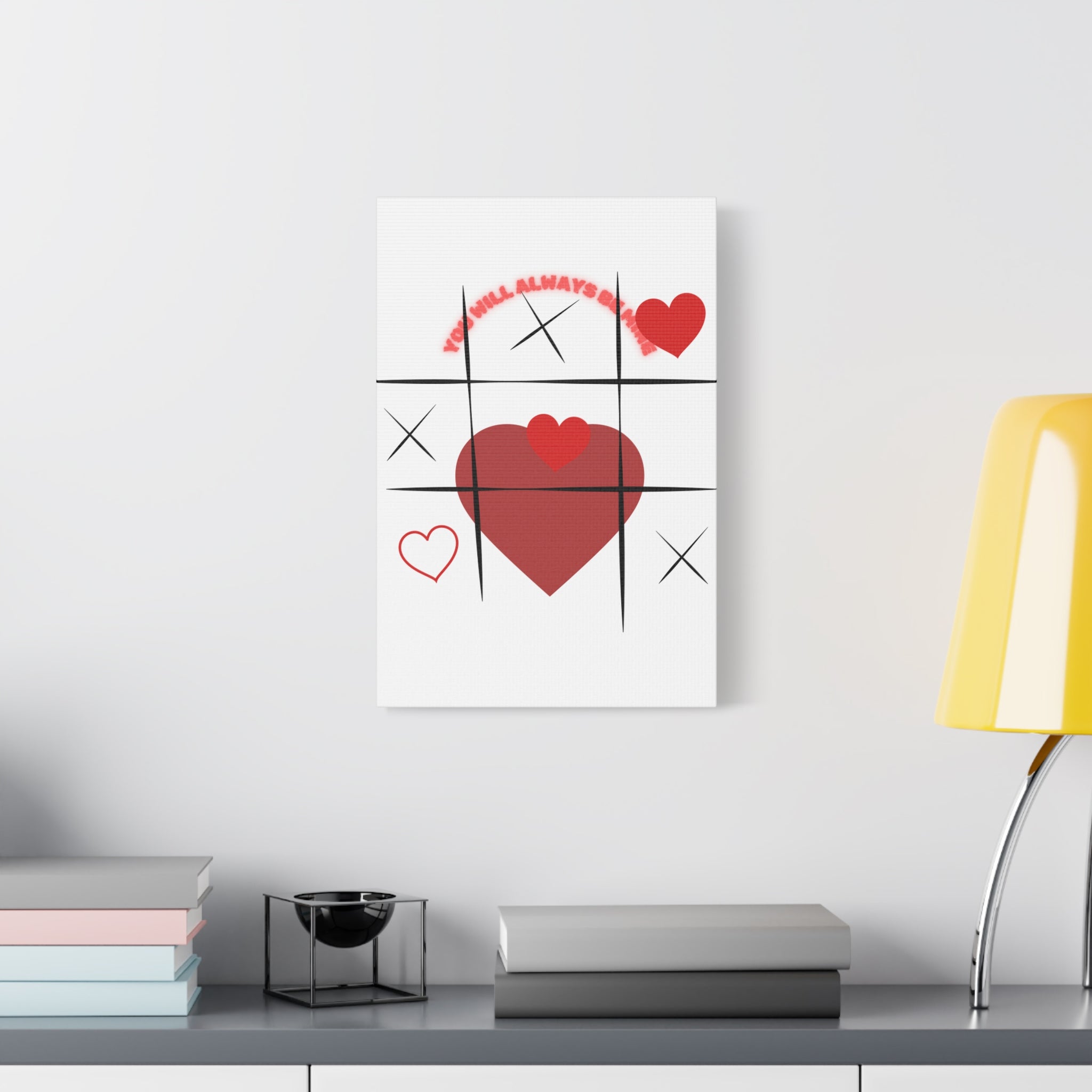 "You Will Always Be Mine" Matte Canvas Print – Sweet Love Wall Art