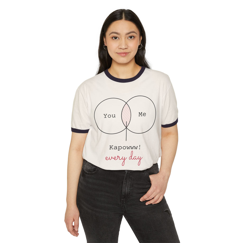 "You & Me Kapow!" Love T-shirt – Cute Couple Tee, Everyday Love Streetwear, Romantic Graphic Shirt