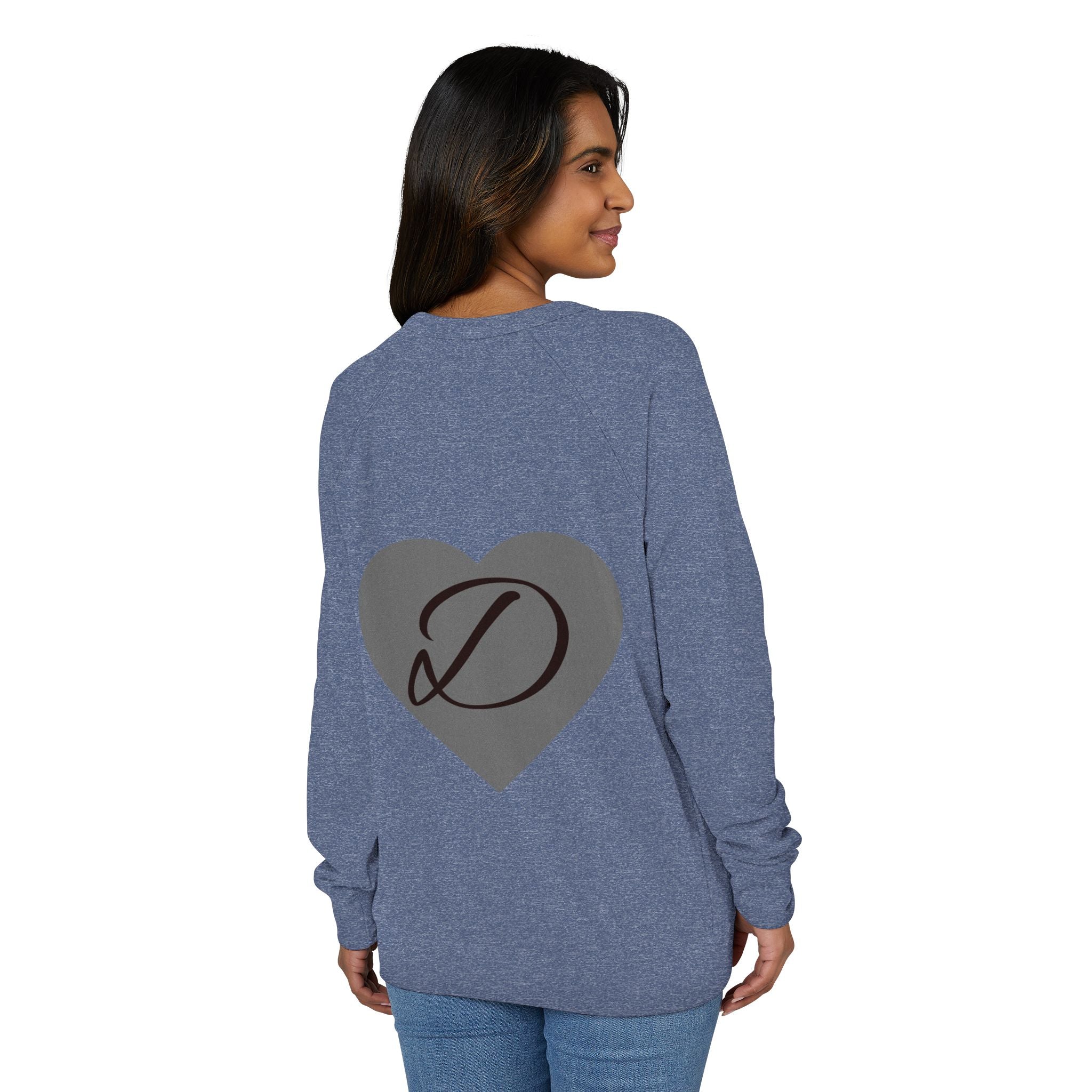 "Vivid Harmony" Unisex French Terry Crewneck – Bright Artistic Design, Colorful Graphic Sweatshirt, Wearable Art