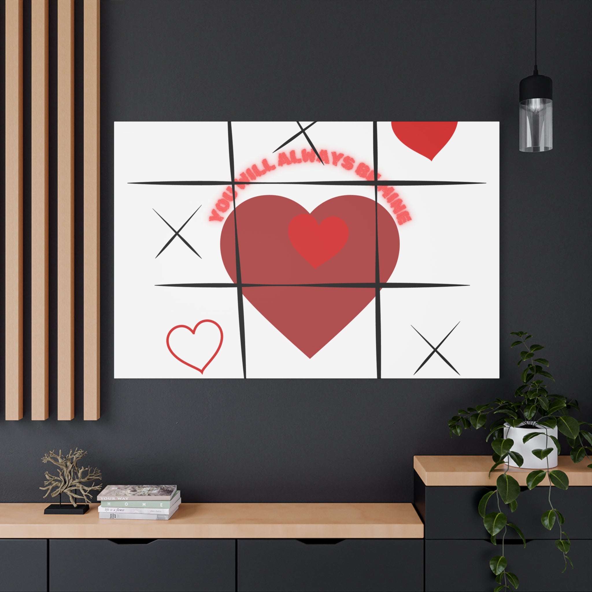 "You Will Always Be Mine" Matte Canvas Print – Sweet Love Wall Art