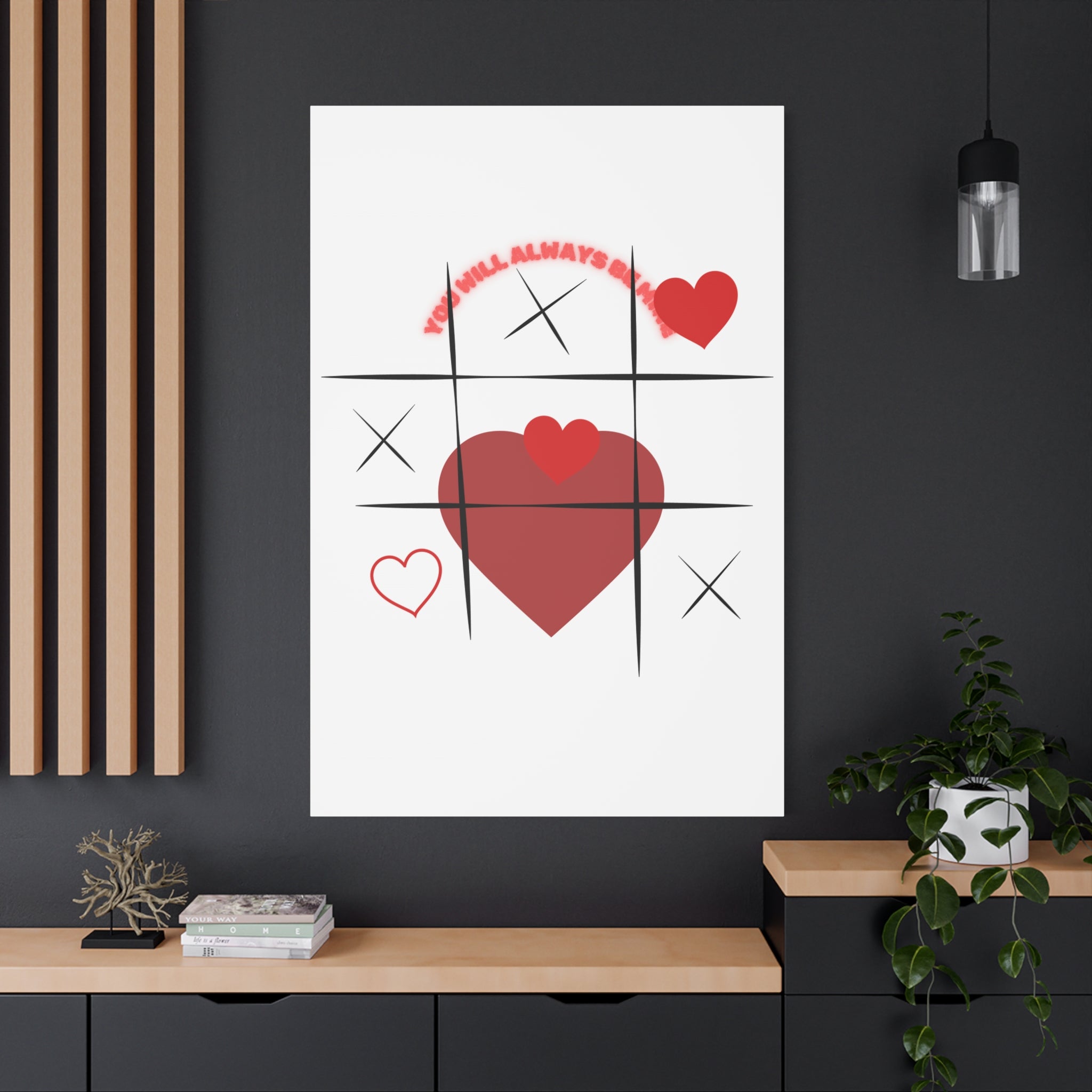 "You Will Always Be Mine" Matte Canvas Print – Sweet Love Wall Art