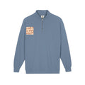 "Rise with the Leaves" Inspirational Quarter-Zip Sweatshirt – Stronger Every Fall Motivational Pullover, Unisex Autumn Growth Apparel