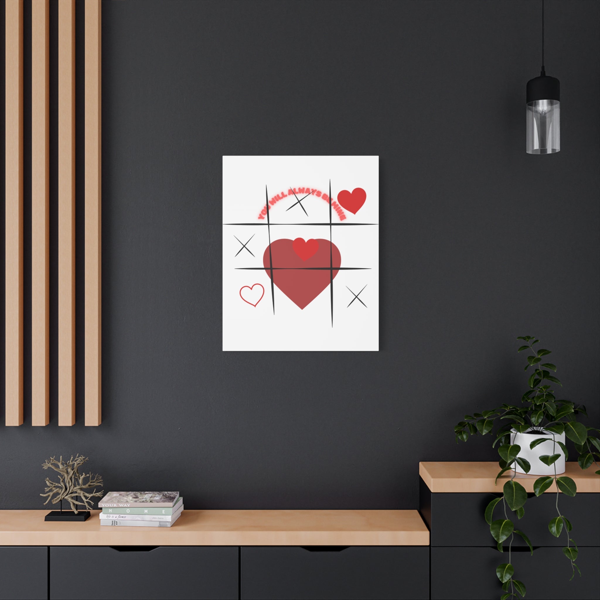 "You Will Always Be Mine" Matte Canvas Print – Sweet Love Wall Art