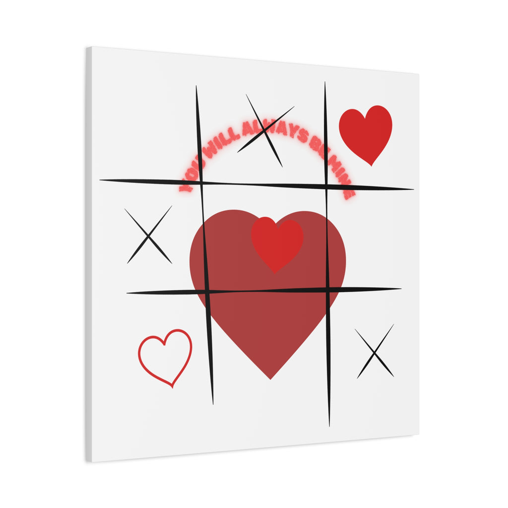 "You Will Always Be Mine" Matte Canvas Print – Sweet Love Wall Art