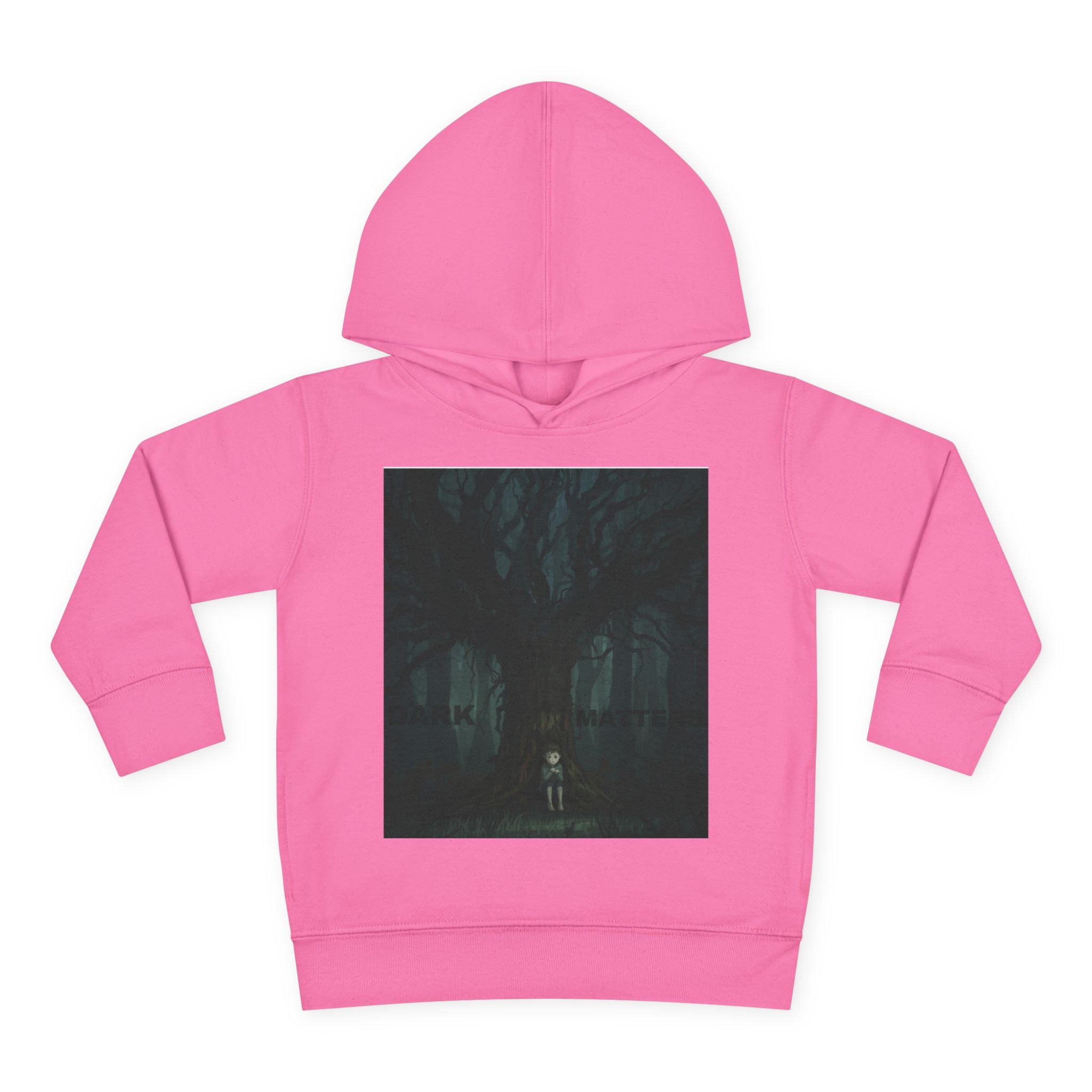 "Dark Matters" Toddler Fleece Hoodie – Cozy Cosmic Style for Little Explorers