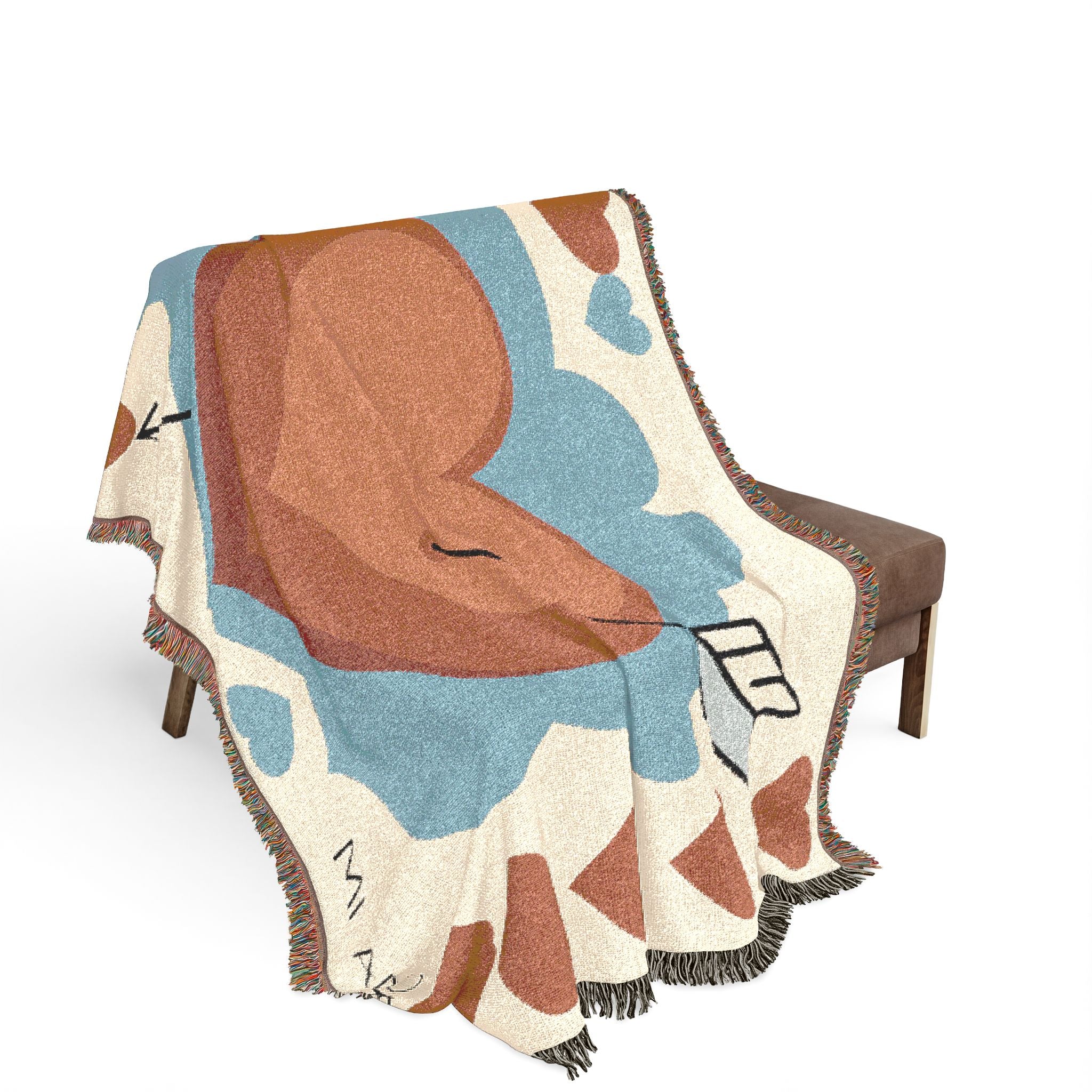 "Mi Amor" Woven Blanket – Cozy Romantic Love Throw