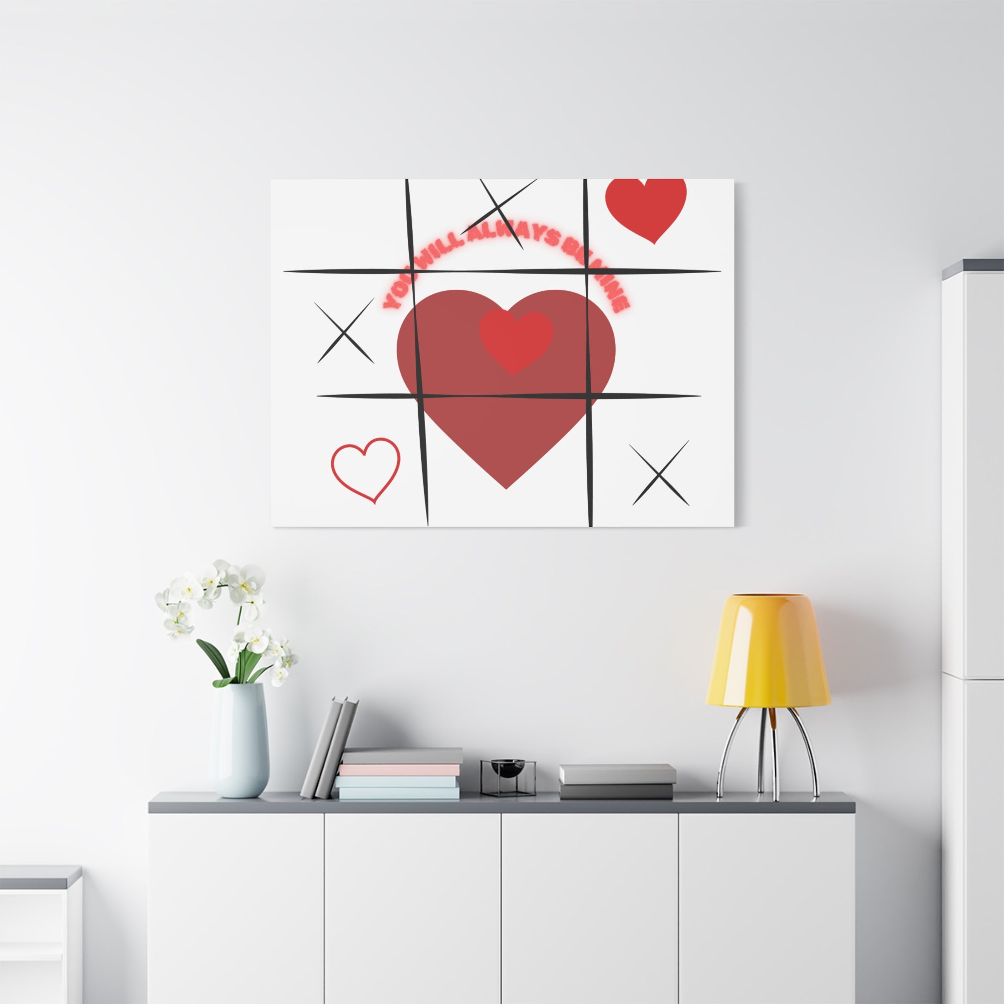 "You Will Always Be Mine" Matte Canvas Print – Sweet Love Wall Art