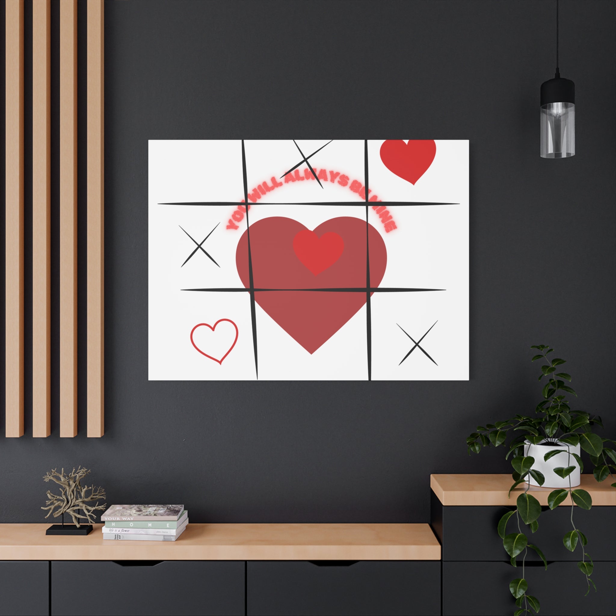 "You Will Always Be Mine" Matte Canvas Print – Sweet Love Wall Art