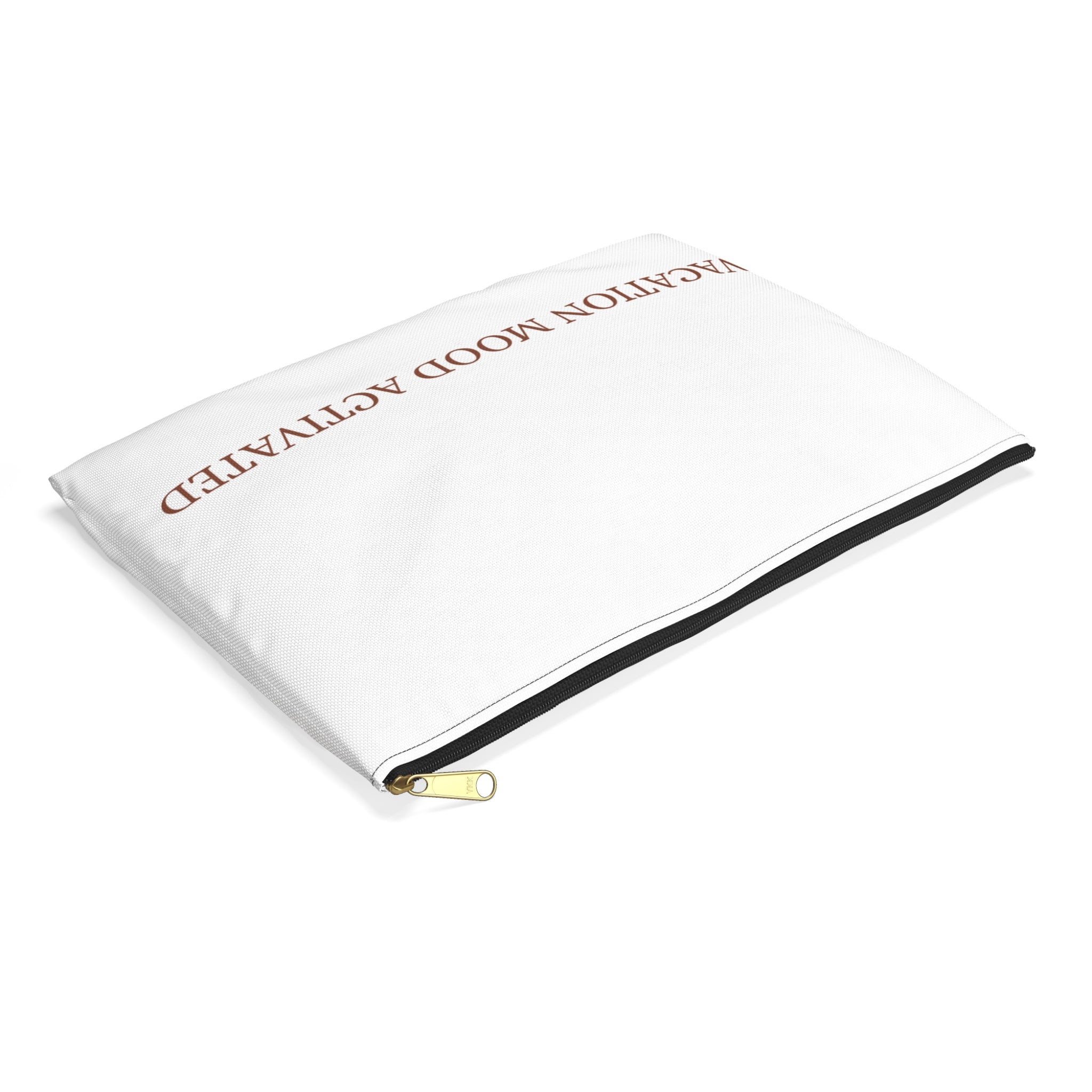 "Vacation Mood Activated" Accessory Pouch – Fun Travel Essentials Bag