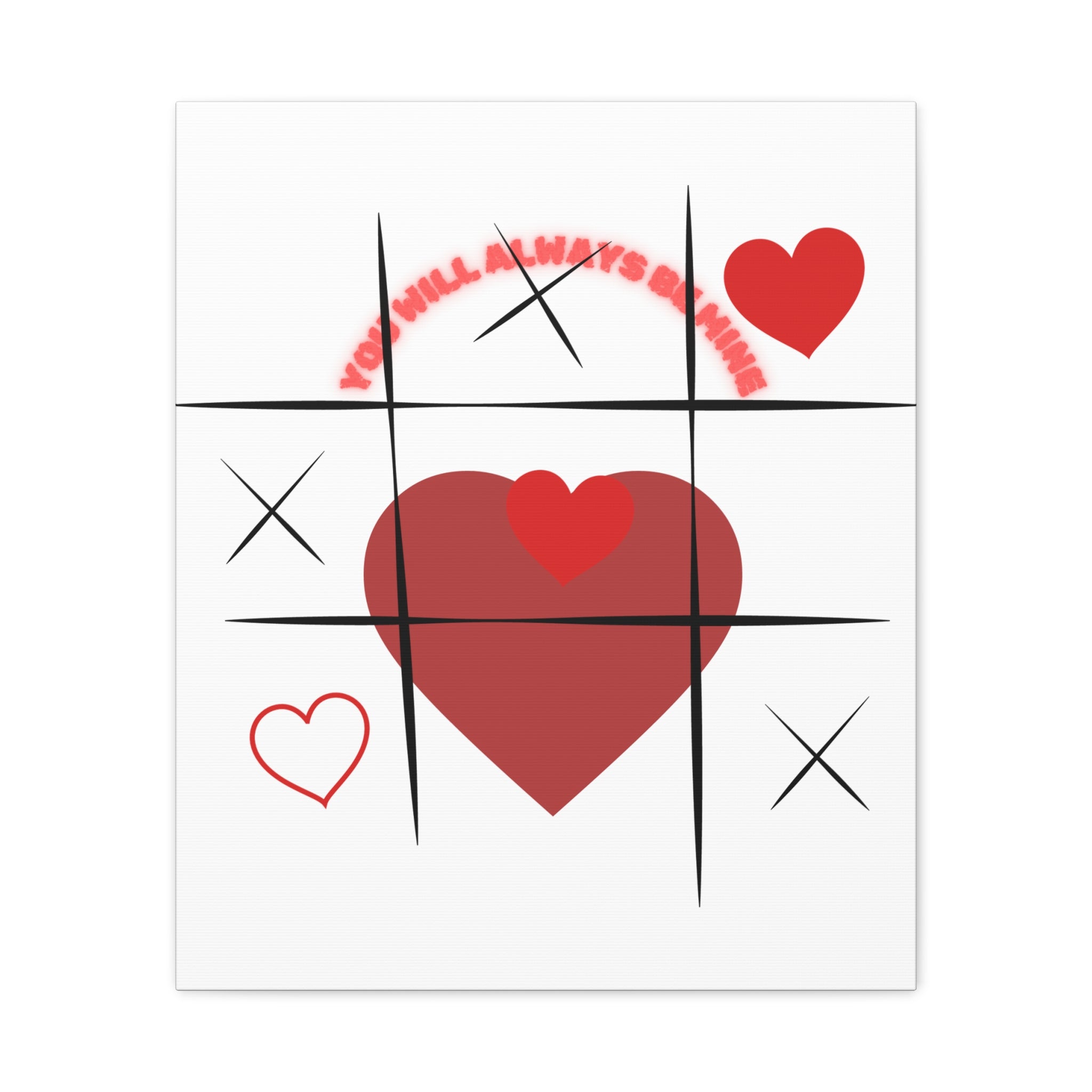 "You Will Always Be Mine" Matte Canvas Print – Sweet Love Wall Art