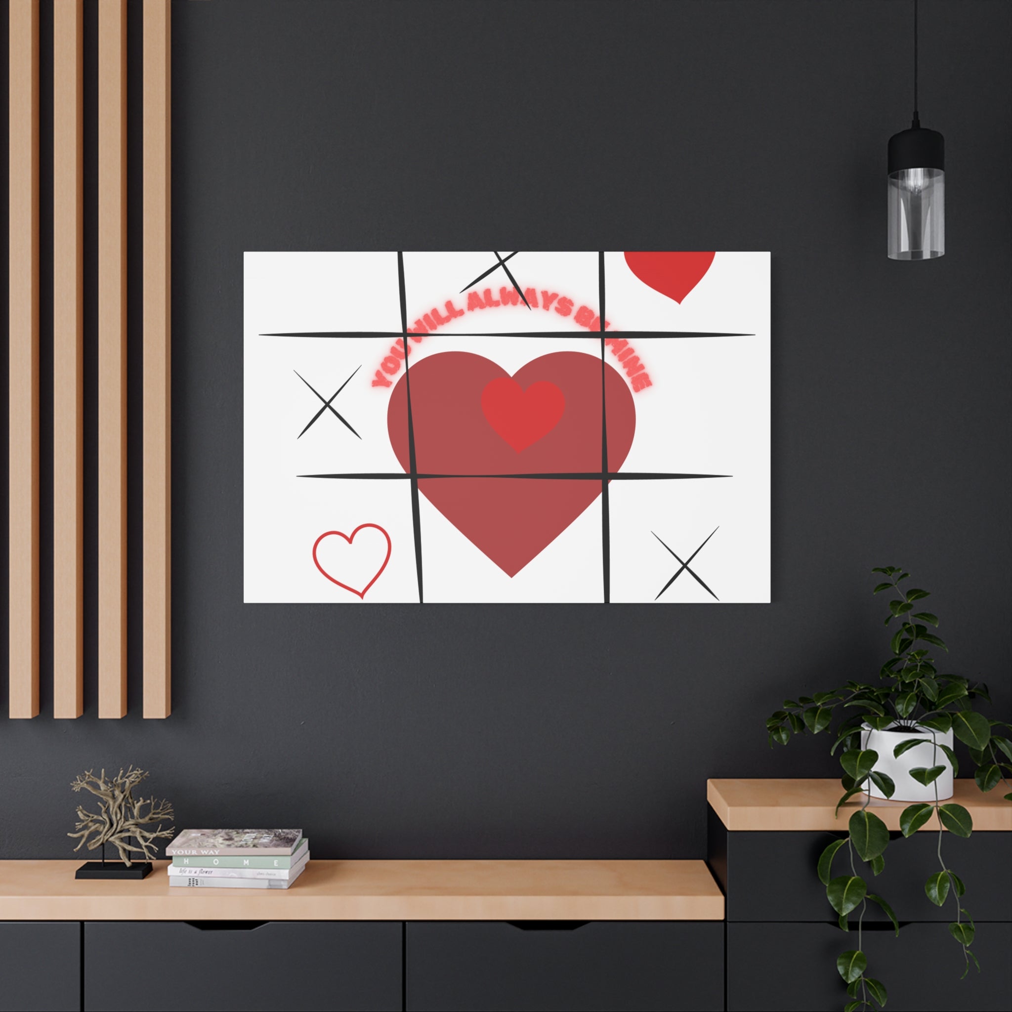 "You Will Always Be Mine" Matte Canvas Print – Sweet Love Wall Art
