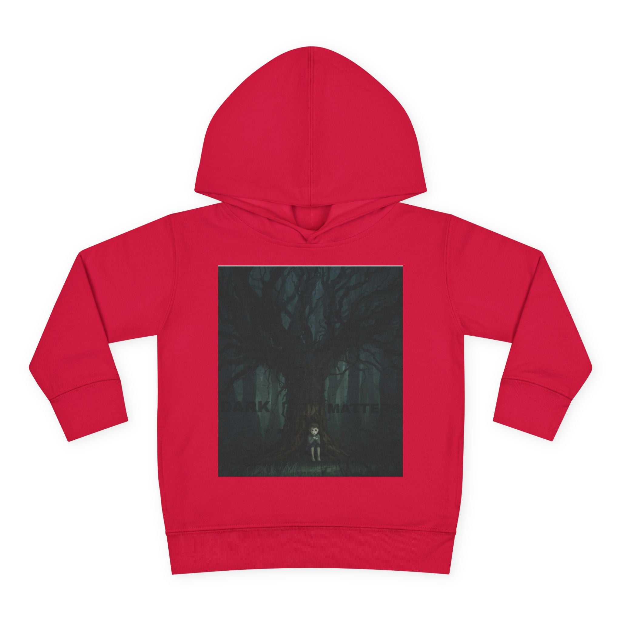 "Dark Matters" Toddler Fleece Hoodie – Cozy Cosmic Style for Little Explorers