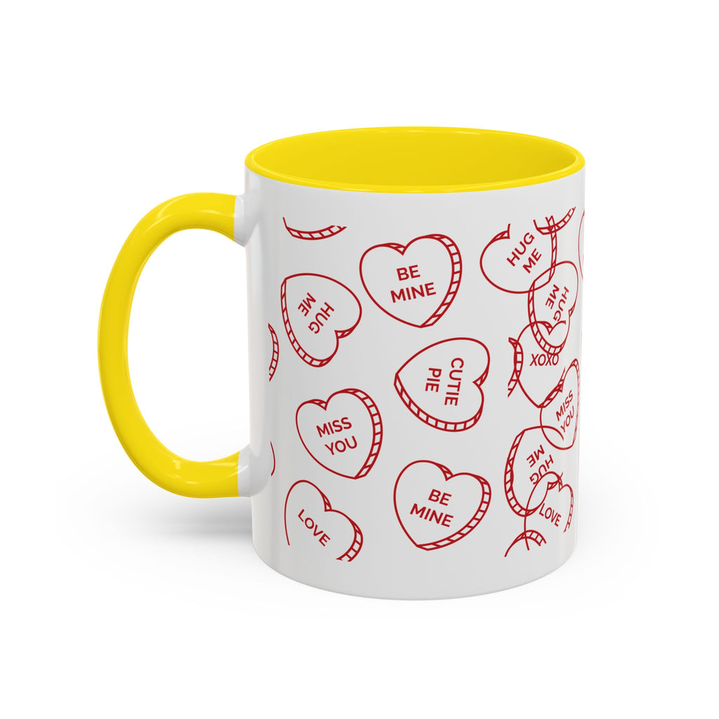 Cute Heart Message Mug – Sweet Love Coffee Cup, Adorable Gift for Loved Ones