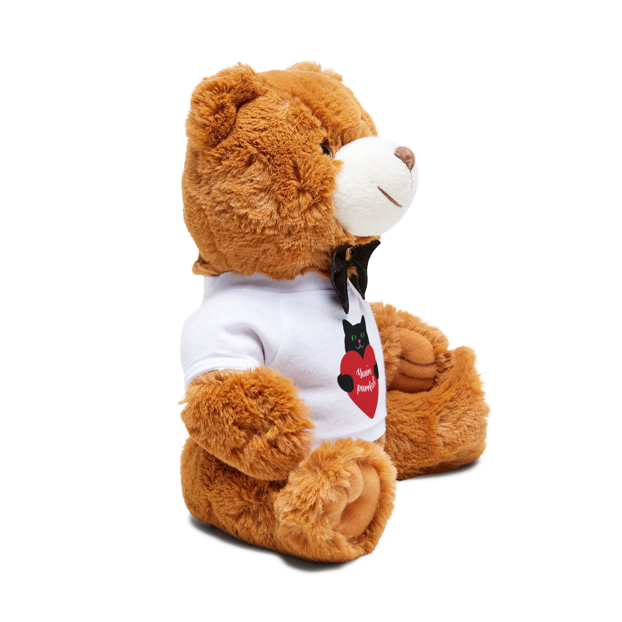 "You Are Purrfect" Teddy Bear – Cute AF Love Companion