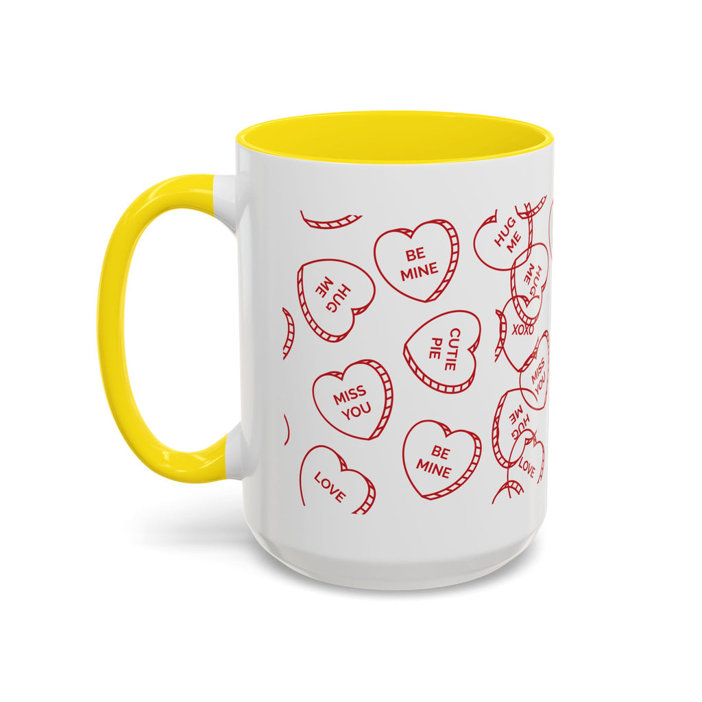 Cute Heart Message Mug – Sweet Love Coffee Cup, Adorable Gift for Loved Ones
