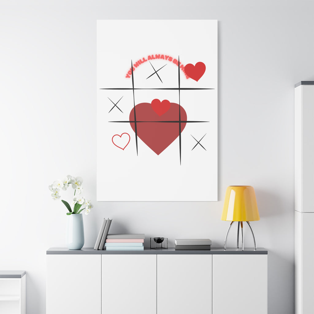 "You Will Always Be Mine" Matte Canvas Print – Sweet Love Wall Art